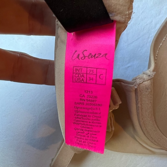 Nude La Senza Padded Push Up Bra - Picture 5 of 5